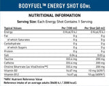 Bodyfuel Energy Shots – 12 x 60 ml