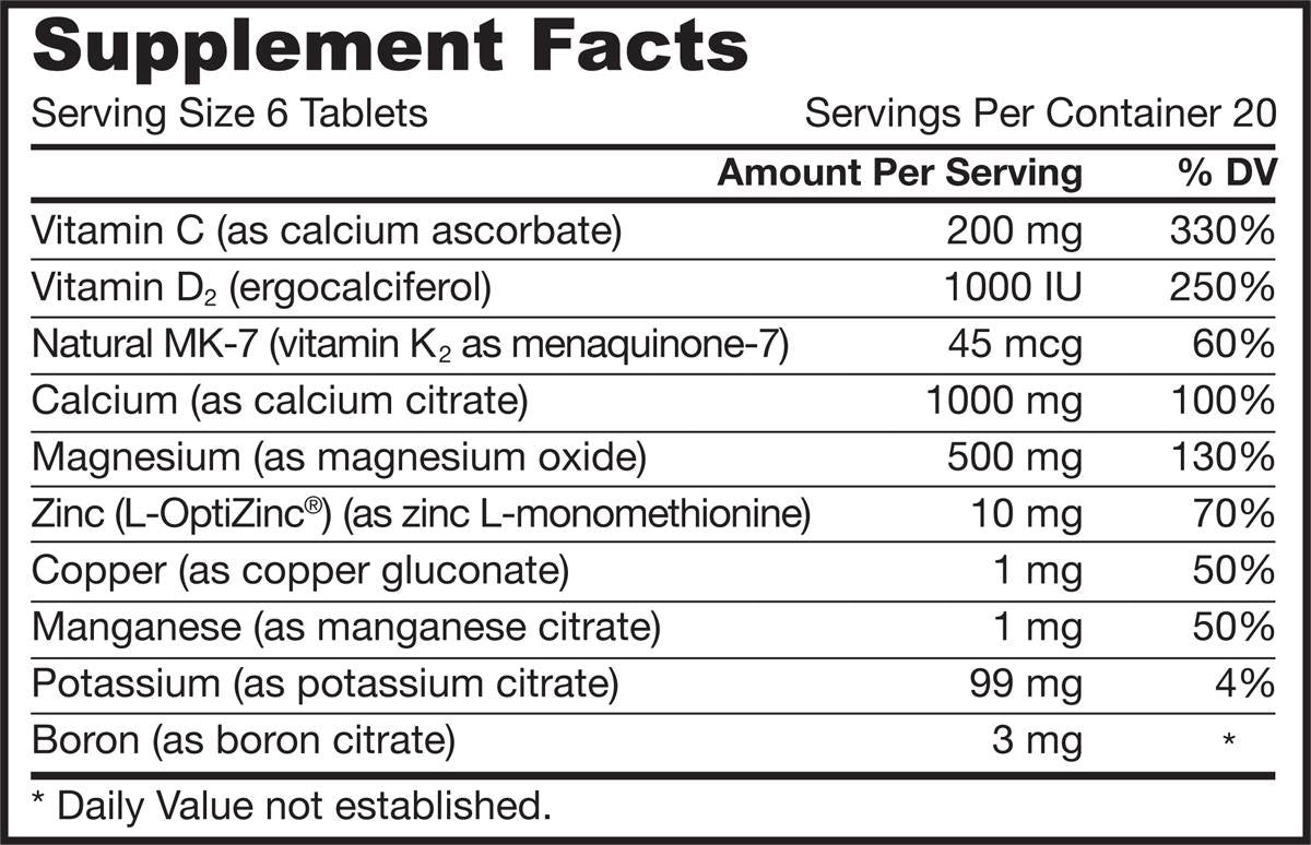 Bone-Up (vegetarisch) 120 Tabletten