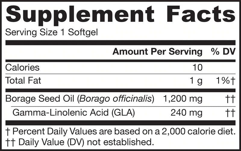 Borretsch (GLA) 1200 mg – 120 Gelkapseln