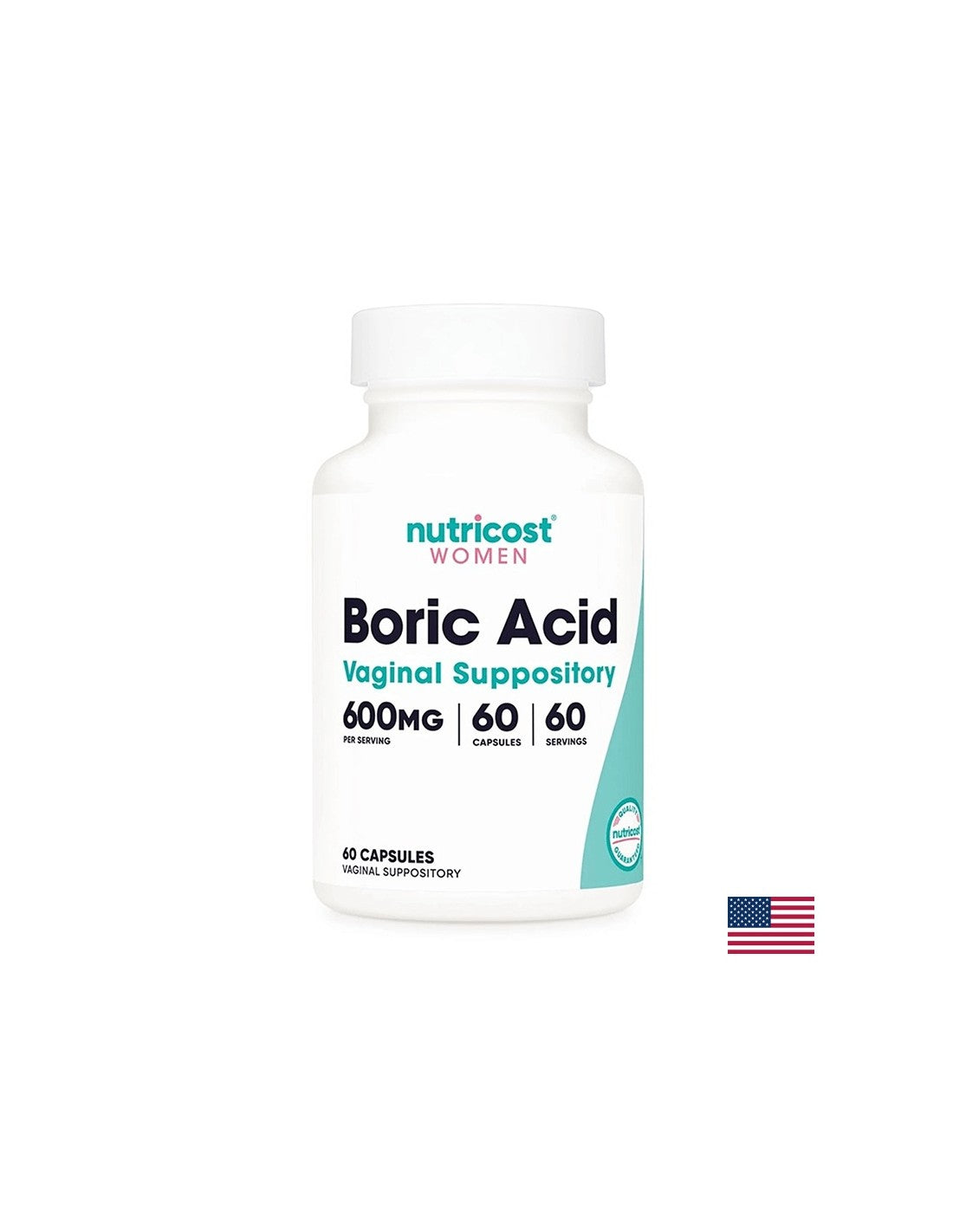 Vaginalinfektionen – Borsäure (Borsäure), 600 mg x 60 Vaginalkapseln