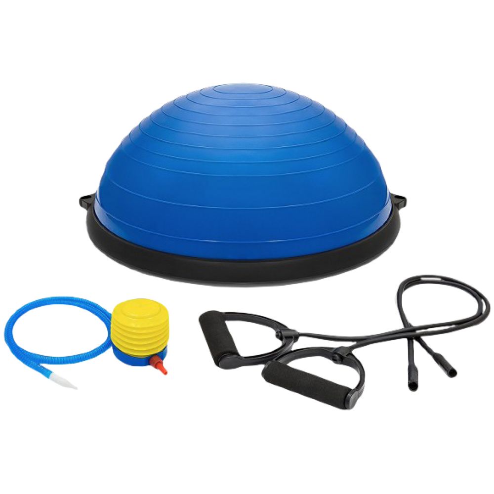 Bosu-Ball/Bosu-Ball mit elastischen Bändern