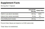 Gepuffertes Vitamin C mit Bioflavonoiden 500 mg – 100 Kapseln