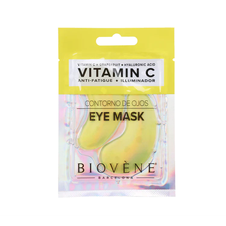 Vitamin-C-Augenmaske mit Grapefruit und Hyaluronsäure für einen frischen Look, 1 Paar