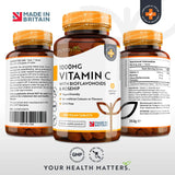 Vitamin C 1000 mg mit Bioflavonoiden und Hagebutte 180 <tc>Nutravita</tc> Tabletten