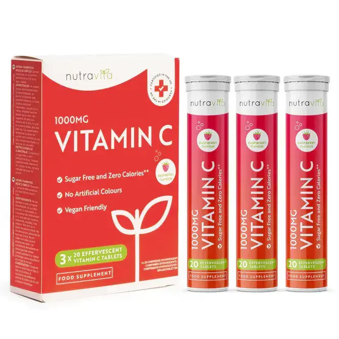 Vitamin C 1000 mg 60 lösliche Tabletten (3x20) <tc>Nutravita</tc>