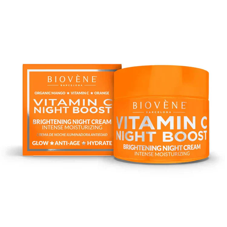 Vitamin-C-Nacht-Booster-Creme mit Anti-Aging-Effekt zur Erneuerung, 50 ml
