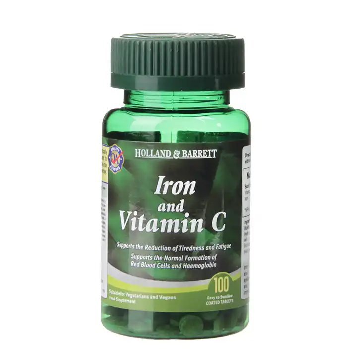 Eisen und Vitamin C (Eisen und Vitamin C) 90 Tabletten HOLLAND & BARRETT
