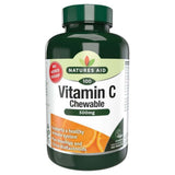 Vitamin C mit Hagebutten, Bioflavonoiden und Acerola (Vitamin C Kautabletten) 500 mg 100 Kautabletten NaturesAid