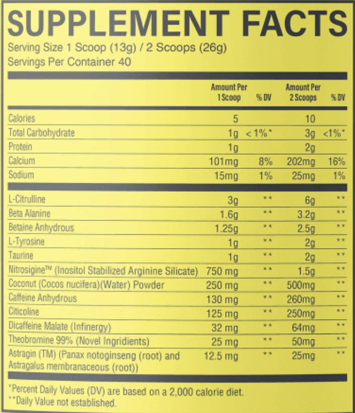 CBUM Thavage Pre-Workout | mit Nitrosigine – 520 Gramm