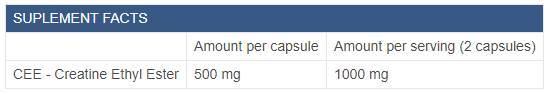 CEE 1000/Creatine Ethyl Ester 120 Kapseln