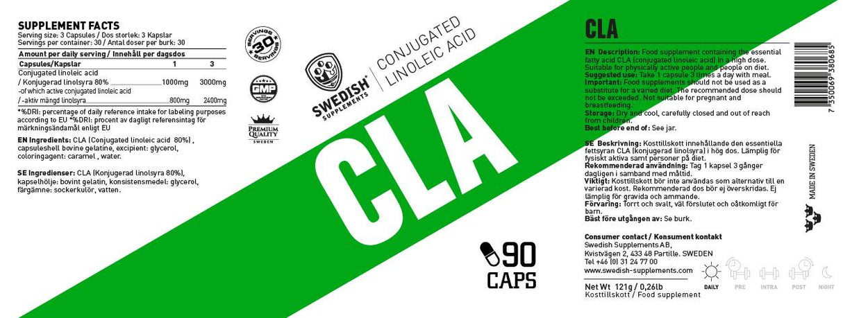 CLA 1000 mg – 90 Dragees
