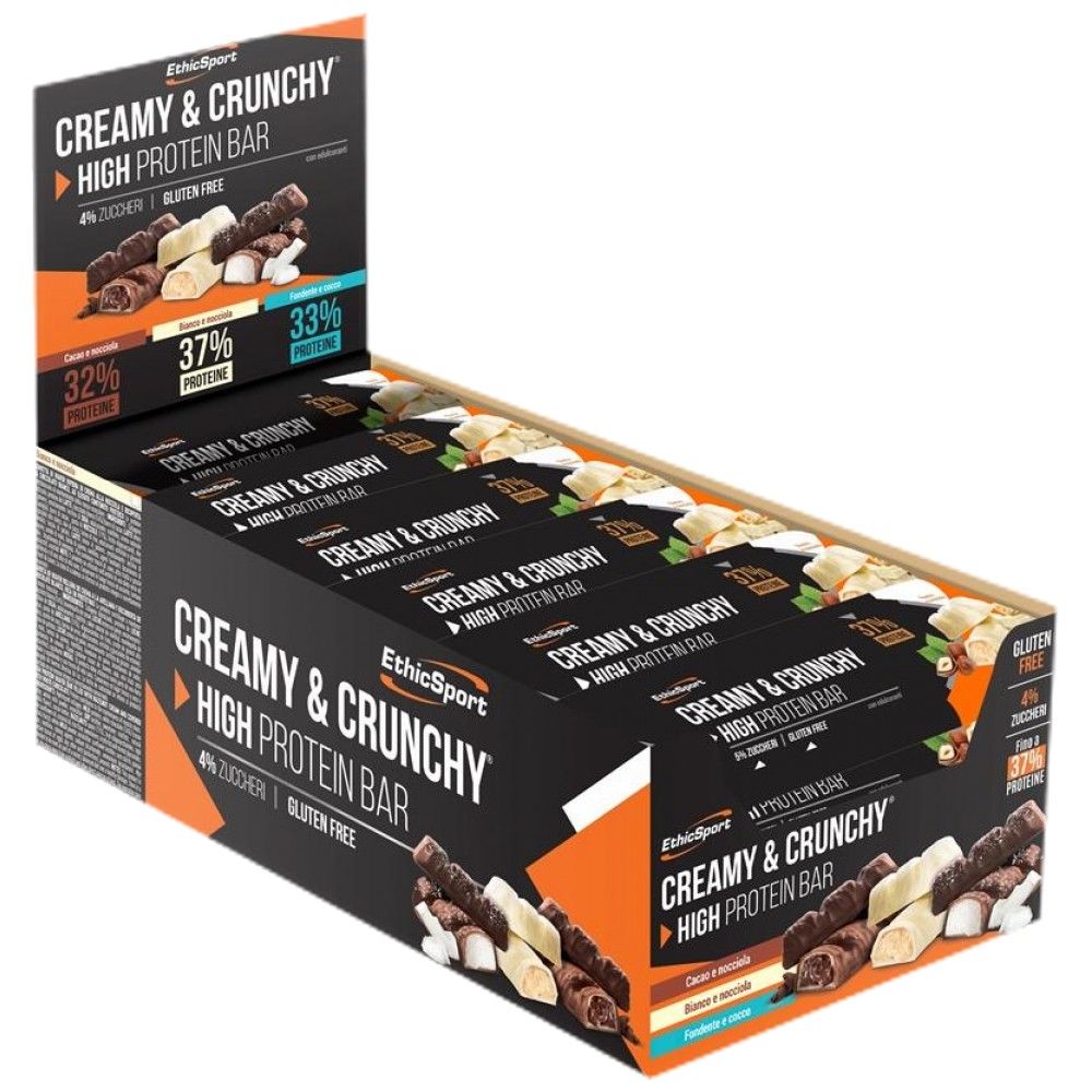 CREMIGER & KNUSPRIGER High-Protein-Riegel – 24 x 30 Gramm