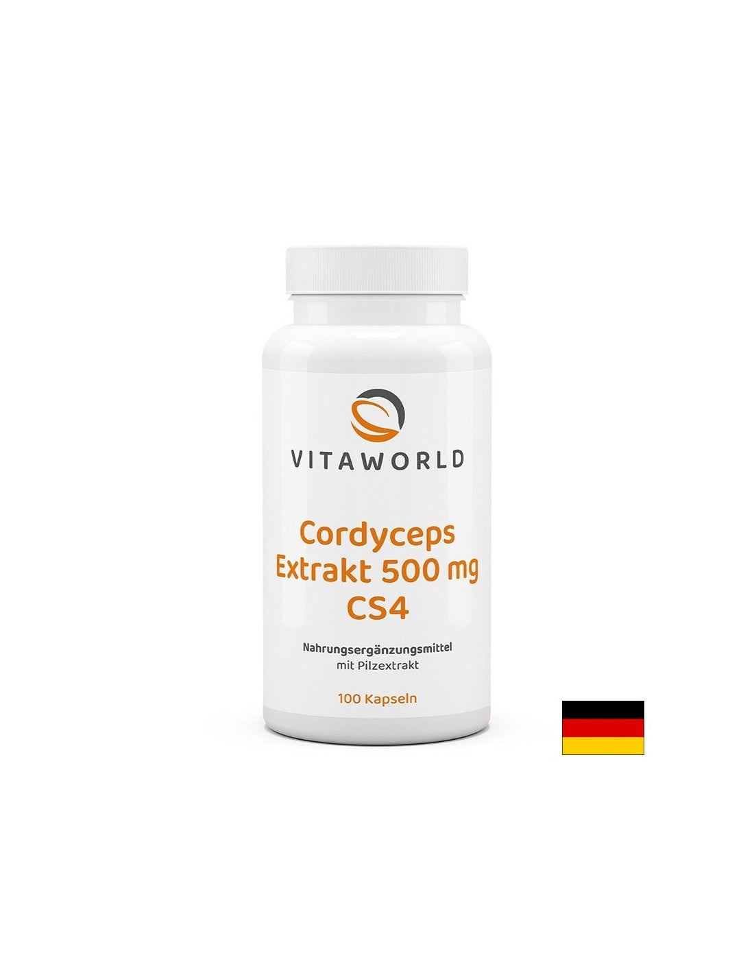Immunität – Cordyceps-Pilzextrakt CS4, 500 mg x 100 Kapseln