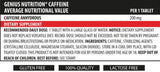 Koffein – 90 Tabletten