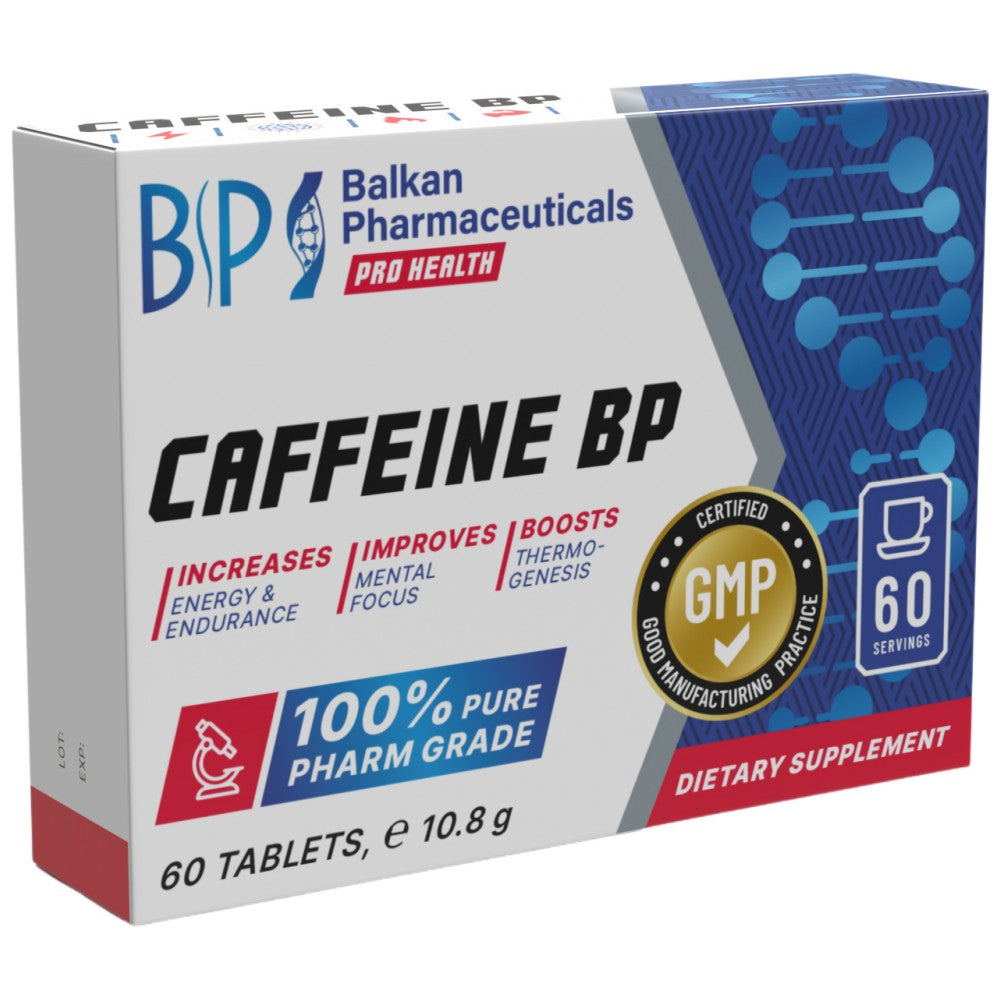 Koffein BP 100 mg – 60 Tabletten