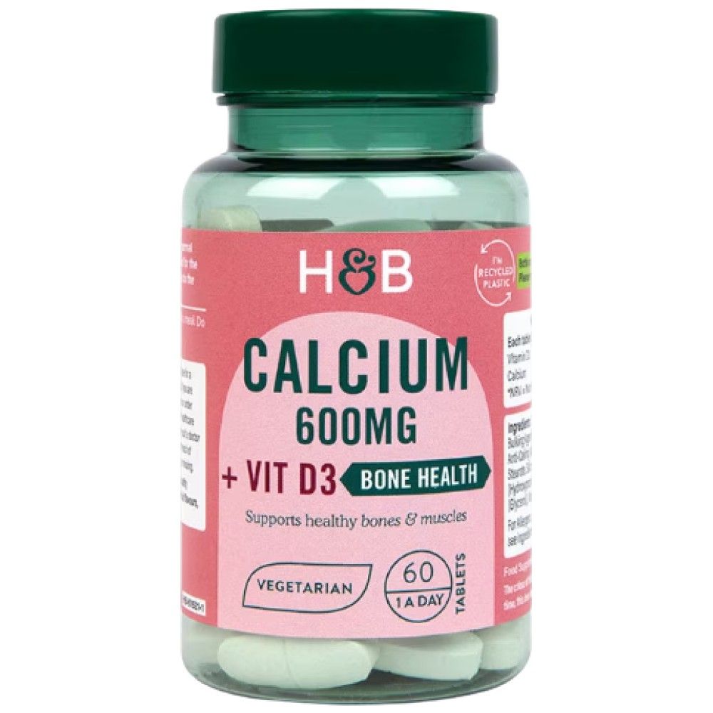 Calcium 600 mg + Vitamin D – 60 Tabletten
