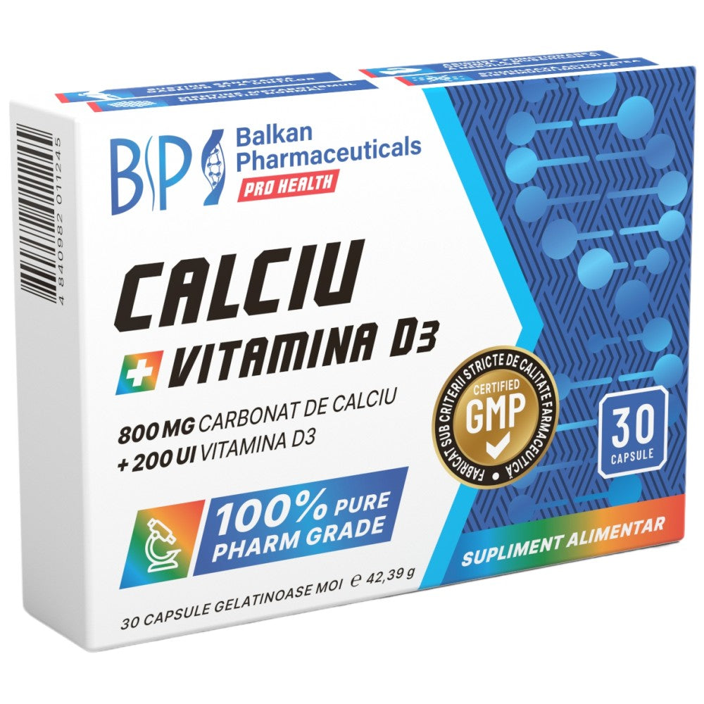Calcium 800 mg + Vitamin D3 200 IE 30 Kapseln