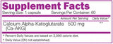 Calcium-AKG 500 mg – 60 Kapseln