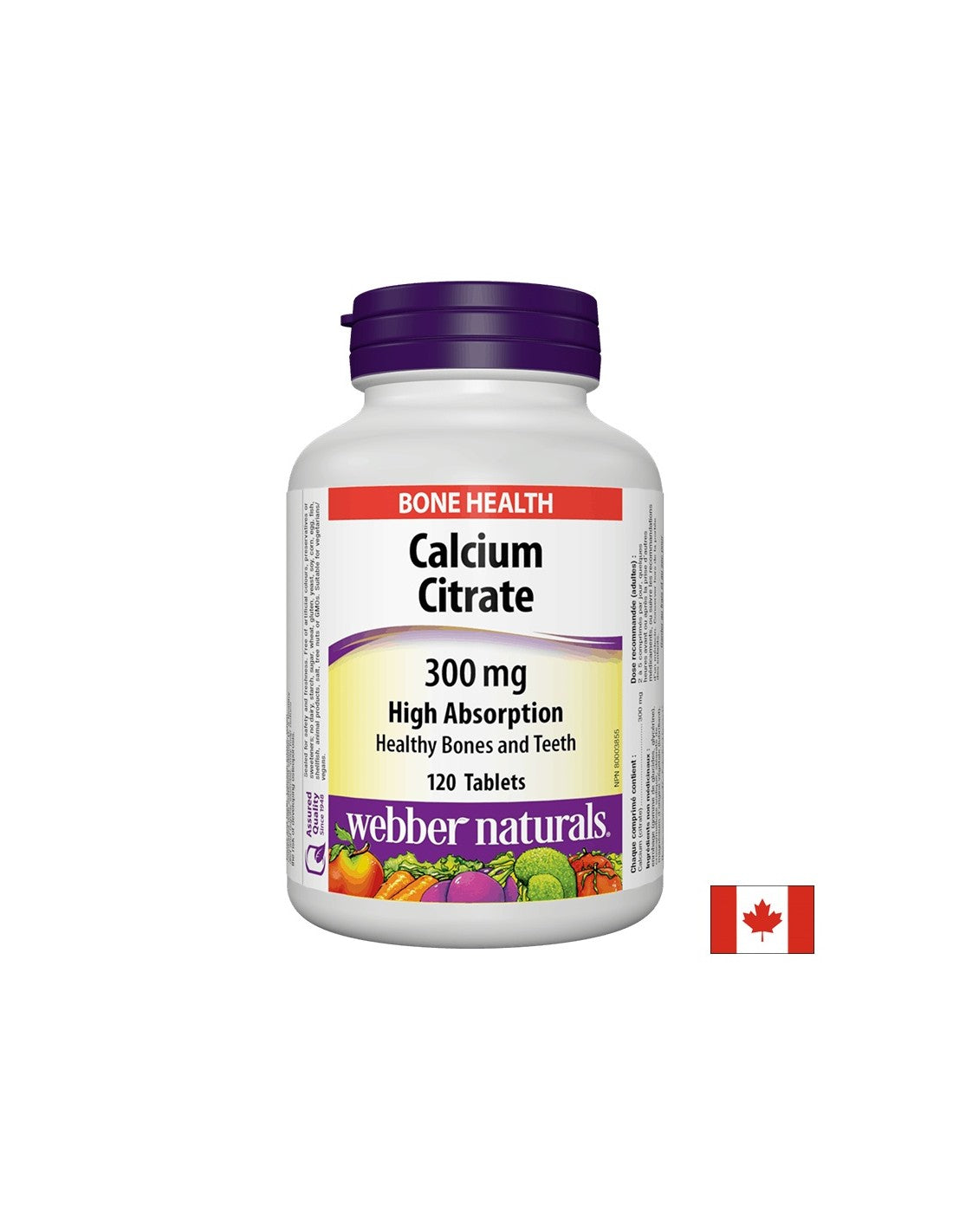 Calciumcitrat, 300 mg, 120 Tabletten