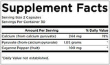 Calciumpyruvat-Energieformel 60 Kapseln