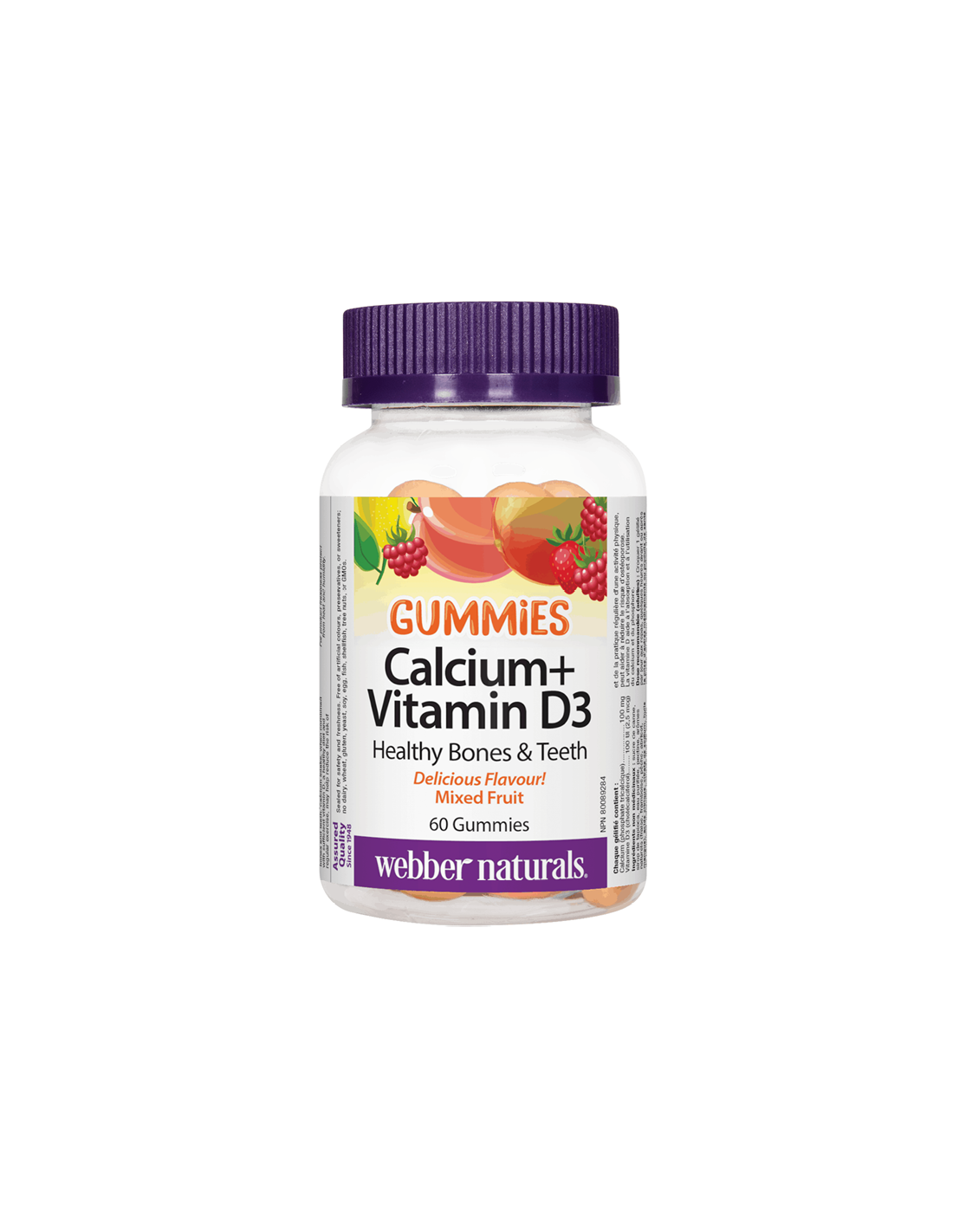 Calcium+Vitamin D3 Gummies/ Calcium + Vitamin D3 x 60 Geleetabletten