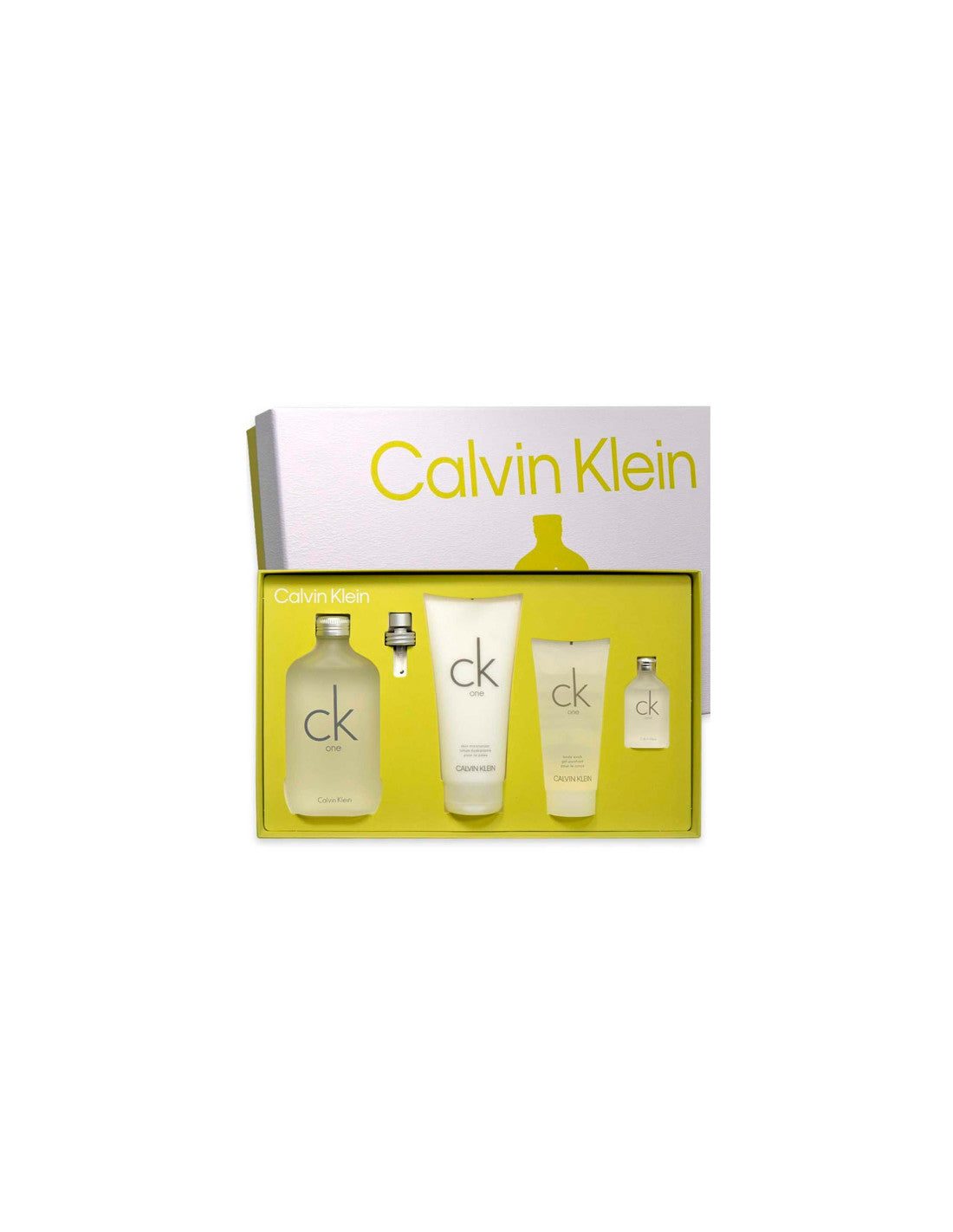 <tc>CALVIN KLEIN</tc> Set Ck One Edt 200ml Bodylotion 100ml Gel 100mlmini 15ml@