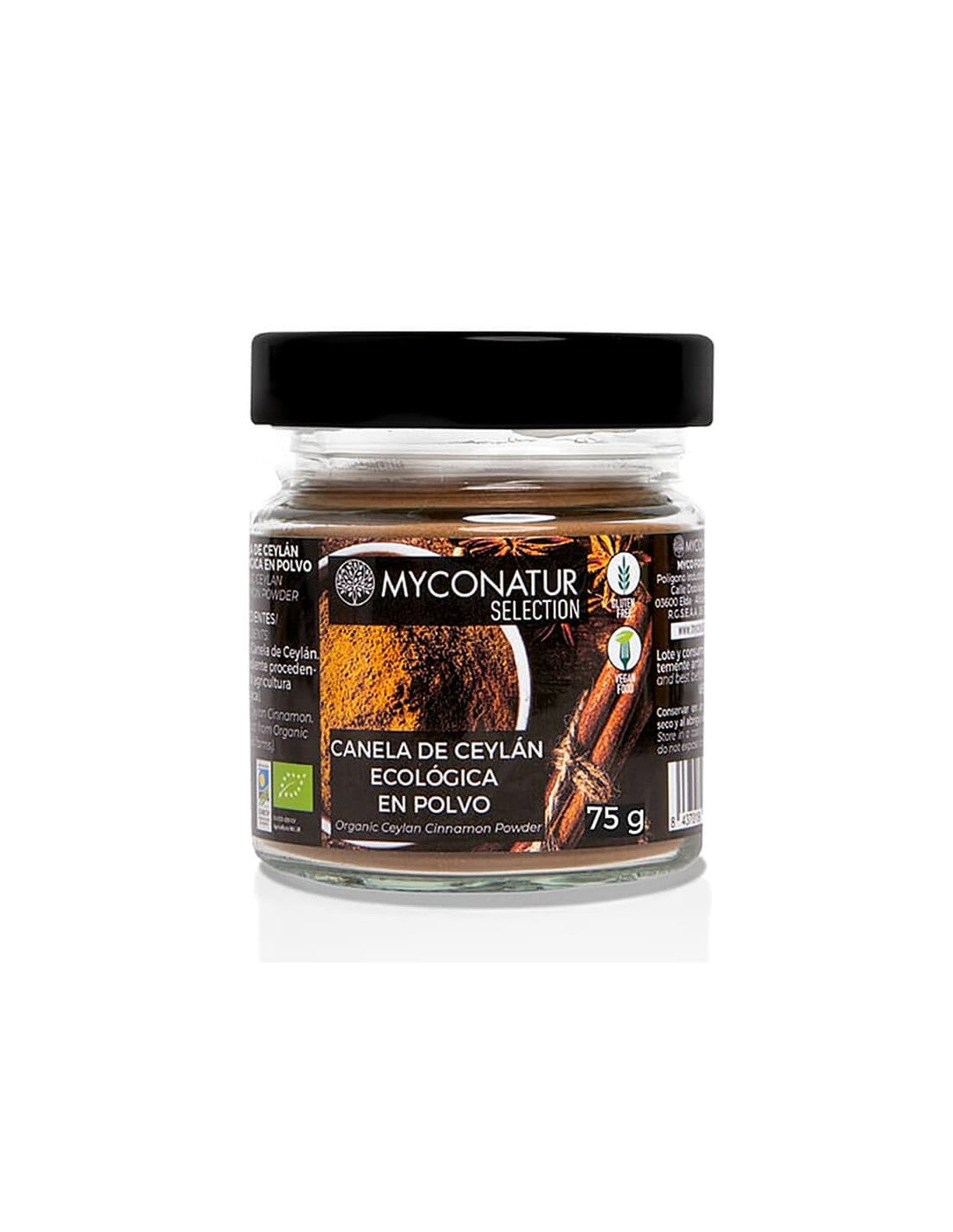 Bio-Zimtpulver aus Ceylon – Canela de Ceylan, Bio, 90 g <tc>Myconatur</tc>