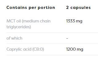 Caprylsäure 1200 mg – 60 Gelkapseln