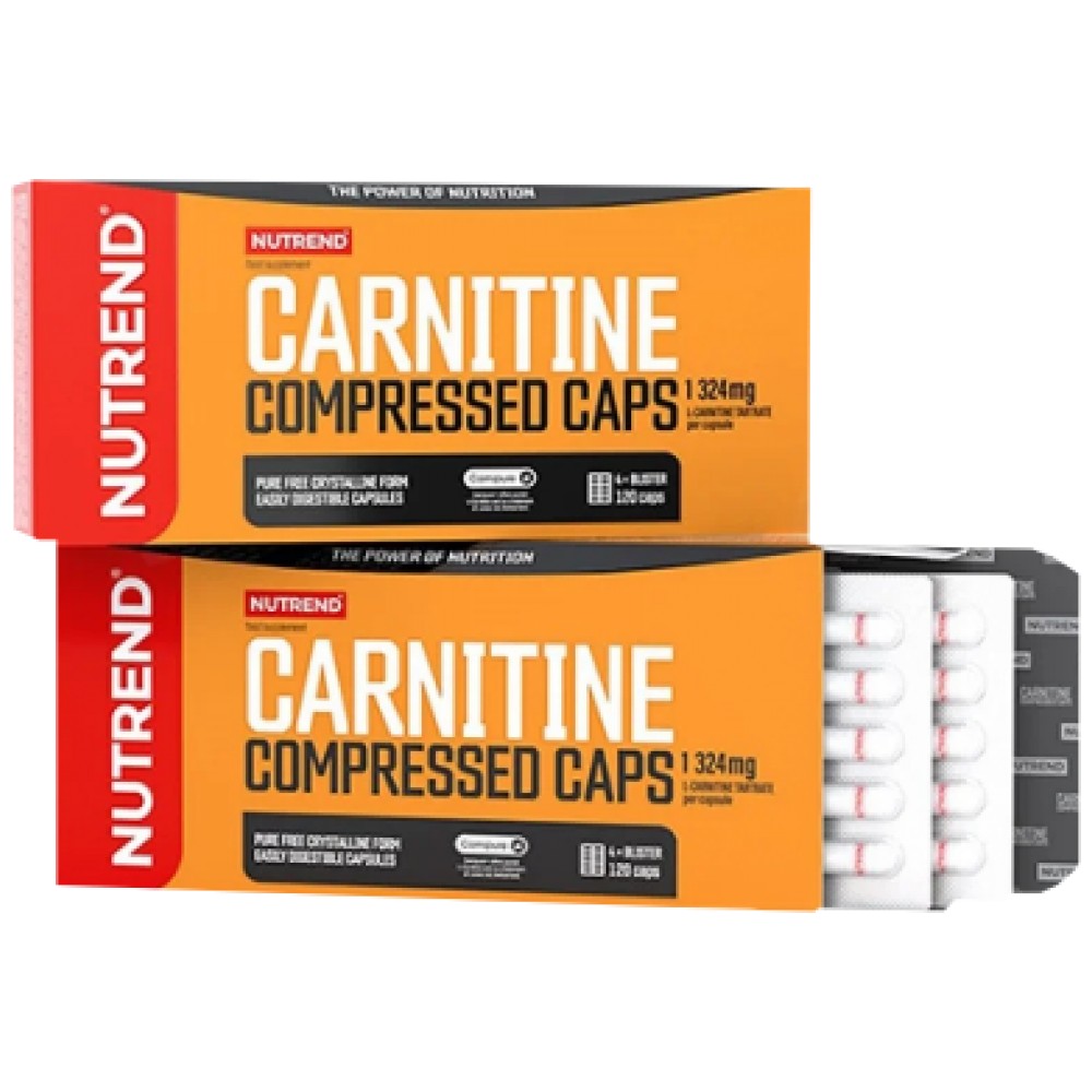 Carnitin-Komprimierte Kapseln – 120 Kapseln