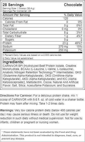Carnivor-Shaker – 750 ml