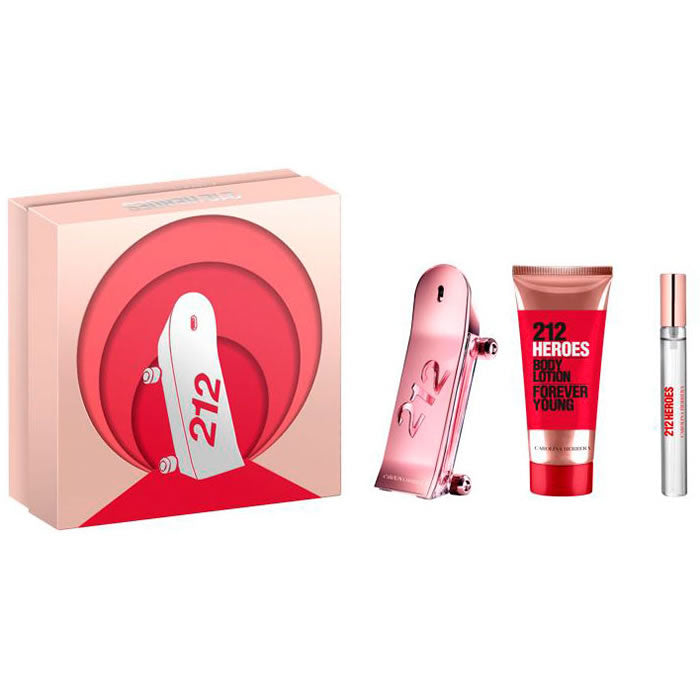 <tc>CAROLINA HERRERA</tc> 212 Heroes Eau de Parfum Spray 80ml Weihnachtsset