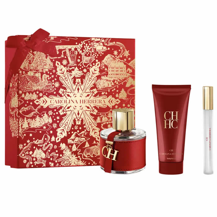 <tc>CAROLINA HERRERA</tc> Ch Eau de Toilette Spray 100ml Set 3-teilig