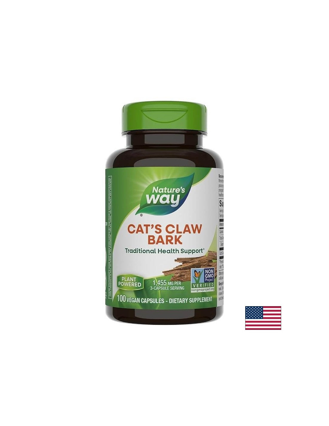 Katzenkrallenrinde 485 mg – 100 Kapseln