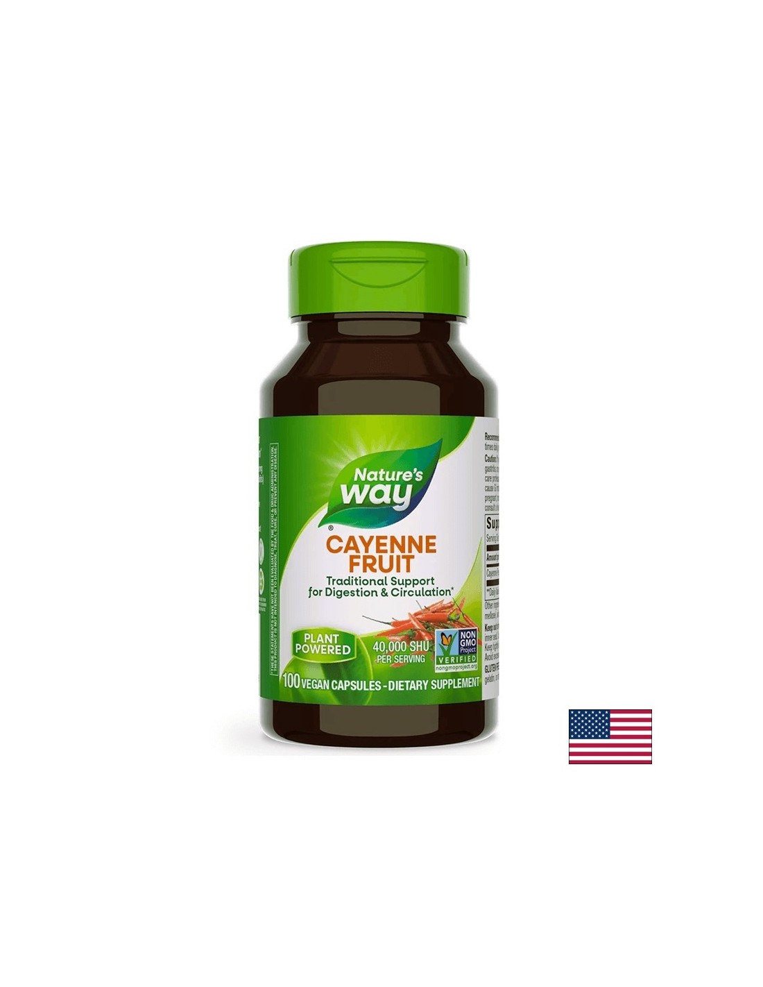 Cayenne-Frucht 450 mg – 100 Kapseln