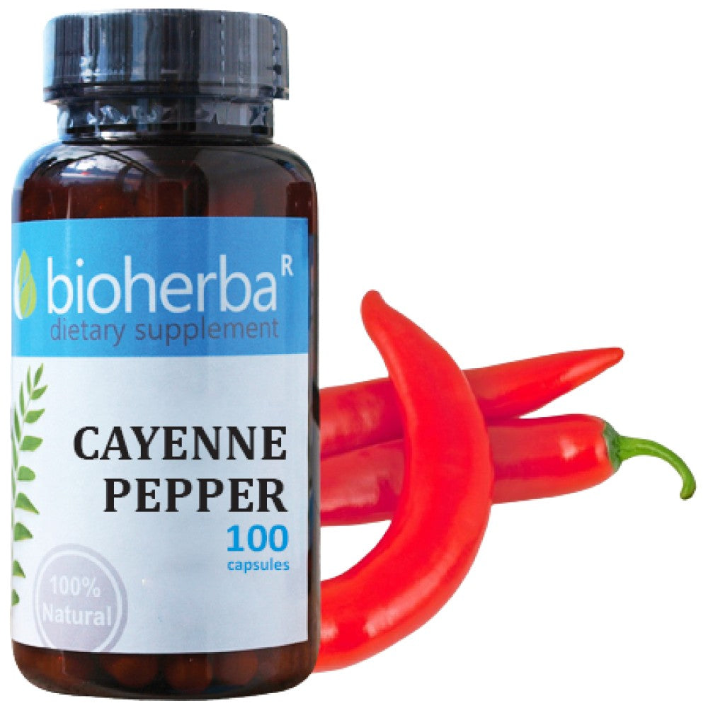 Cayennepfeffer 50 mg – 100 Kapseln