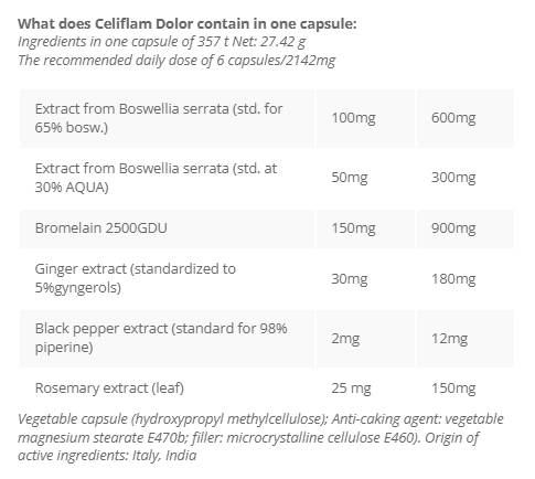 Celiflam Dolor – 60 Kapseln