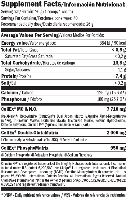 CellEx® Unlimited Pulver 520g.