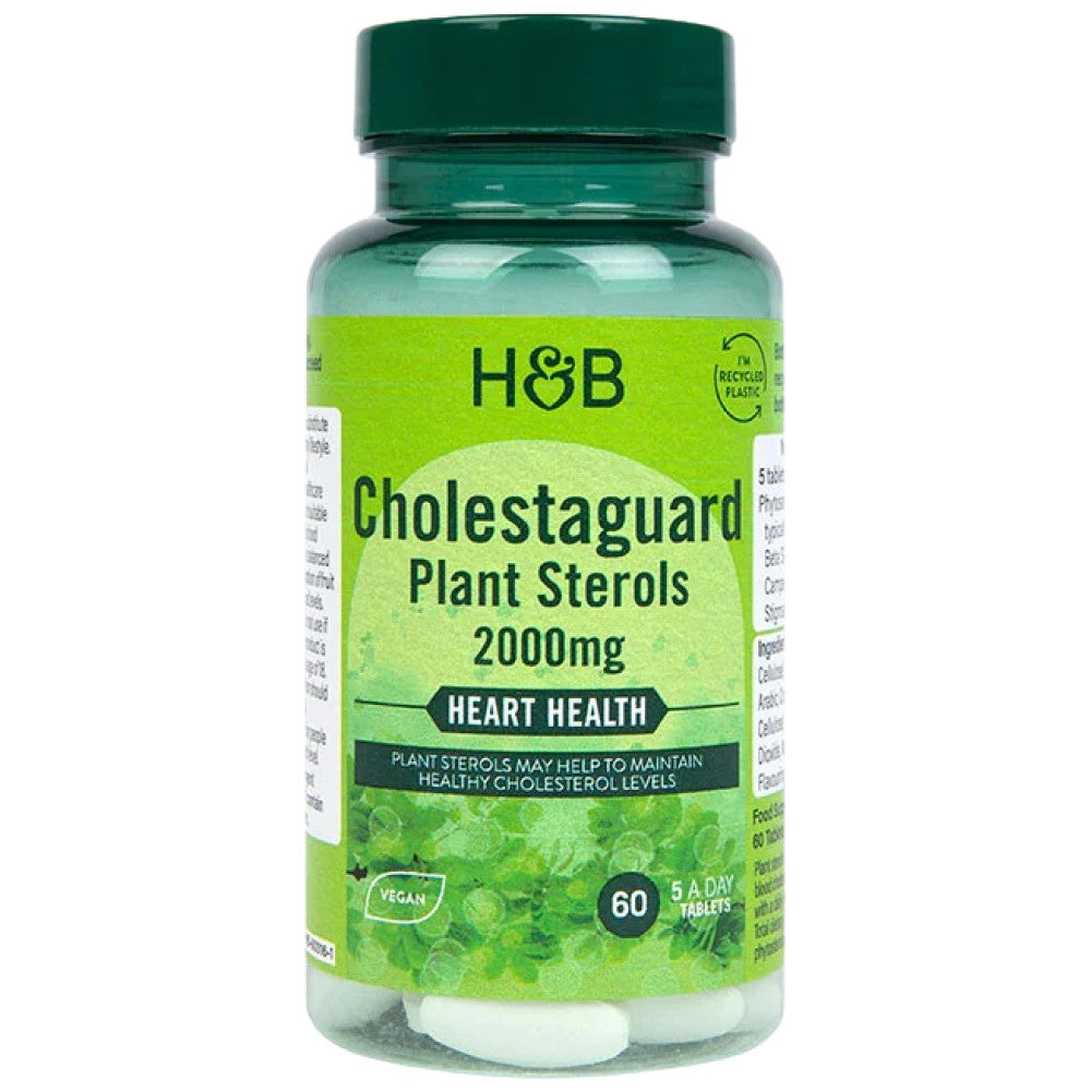 CholestaGuard Pflanzensterole 2000 mg | Cholesterinunterstützung – 60 Tabletten
