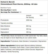 CholestaGuard Pflanzensterole 2000 mg | Cholesterinunterstützung – 60 Tabletten