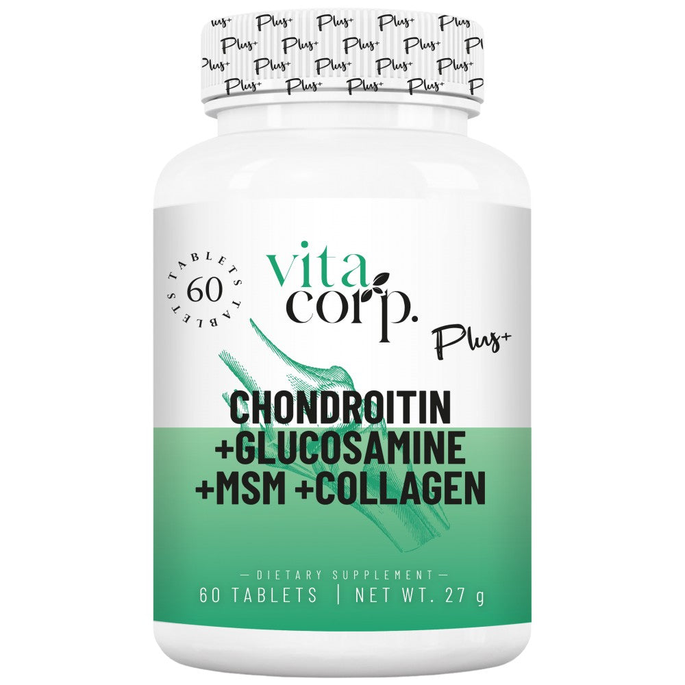 Chondroitin + Glucosamin + MSM + Kollagen – 60 Tabletten