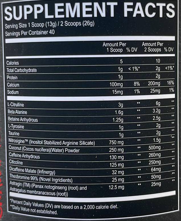 Christophers geheime Sachen | Champion Pre-Workout – 516 Gramm