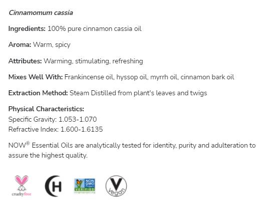 Zimt-Kassia-Öl | 100 % reines Cinnamomum Cassia – 10 ml