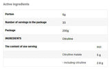 Citrullin – 0,200 kg