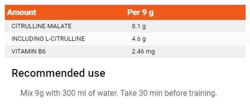 Citrullinmalat – 200 Gramm