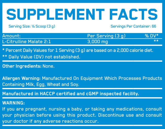 Citrullin Malat 3000™ – 200 Gramm