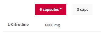 Citrullin Max 1000 mg – 120 Kapseln
