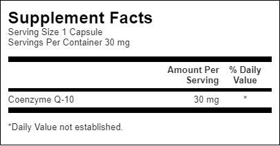CoQ10 30 mg – 60 Kapseln