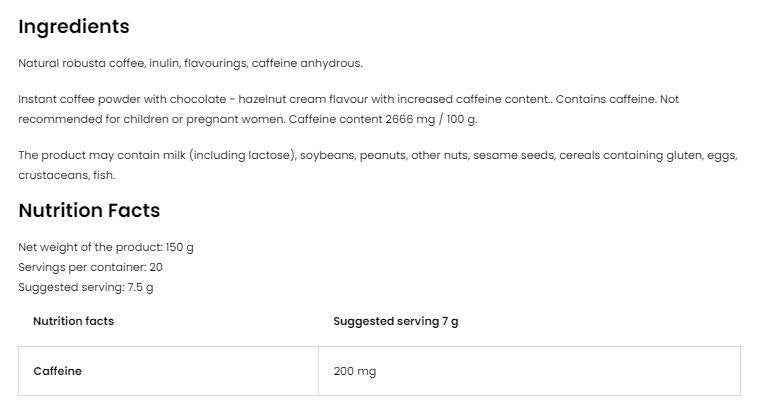 Kaffee-Extrem | Natürlicher Robusta ~ Aromatisierter Instantkaffee 150 Gramm