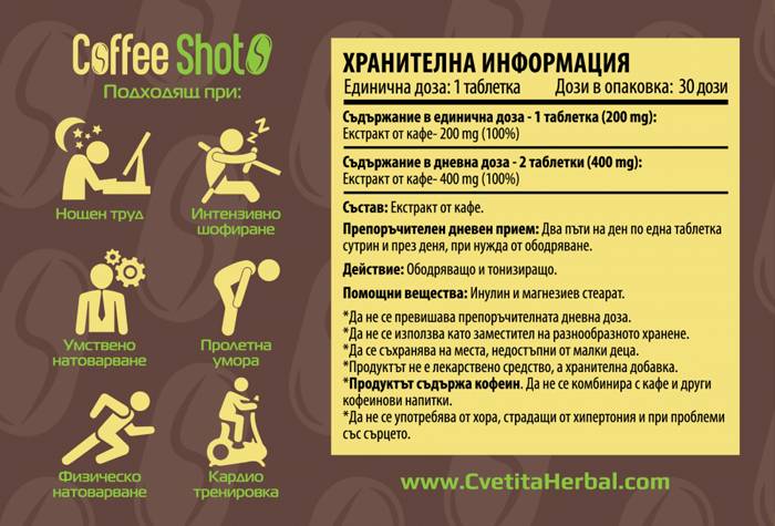 Coffee Shot 30 Kapseln