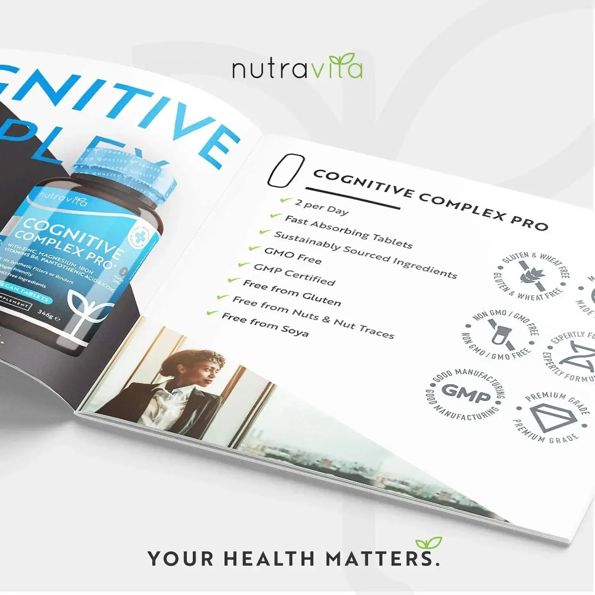 Cognitive Complex Pro 180 vegane Tabletten